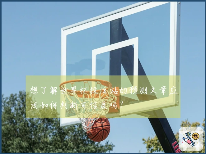 想了解世界杯投注站的预测文章应该如何判断可信度吗？